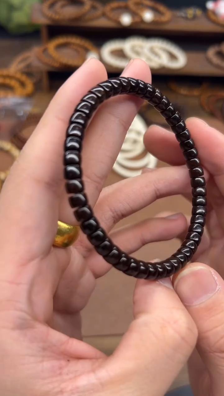 手串椰蒂椰蒂原生态精工4*6药片 微眼线