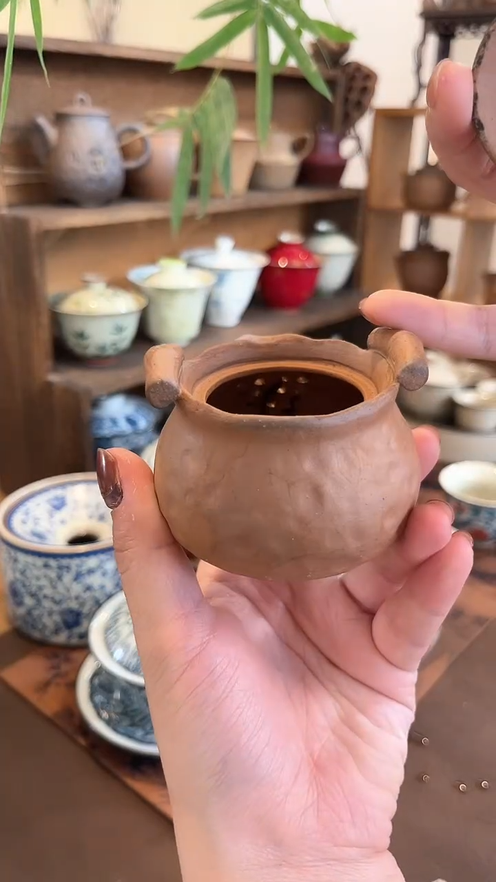 【闪购商品】其他粗陶竹节手抓壶