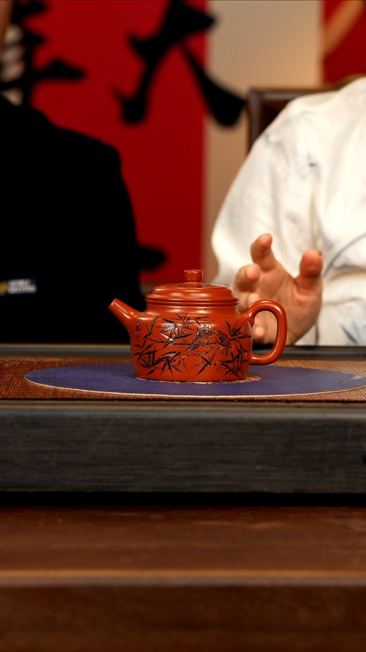 【闪购商品】紫砂茶壶GHJ 大红泥 德钟 200cc