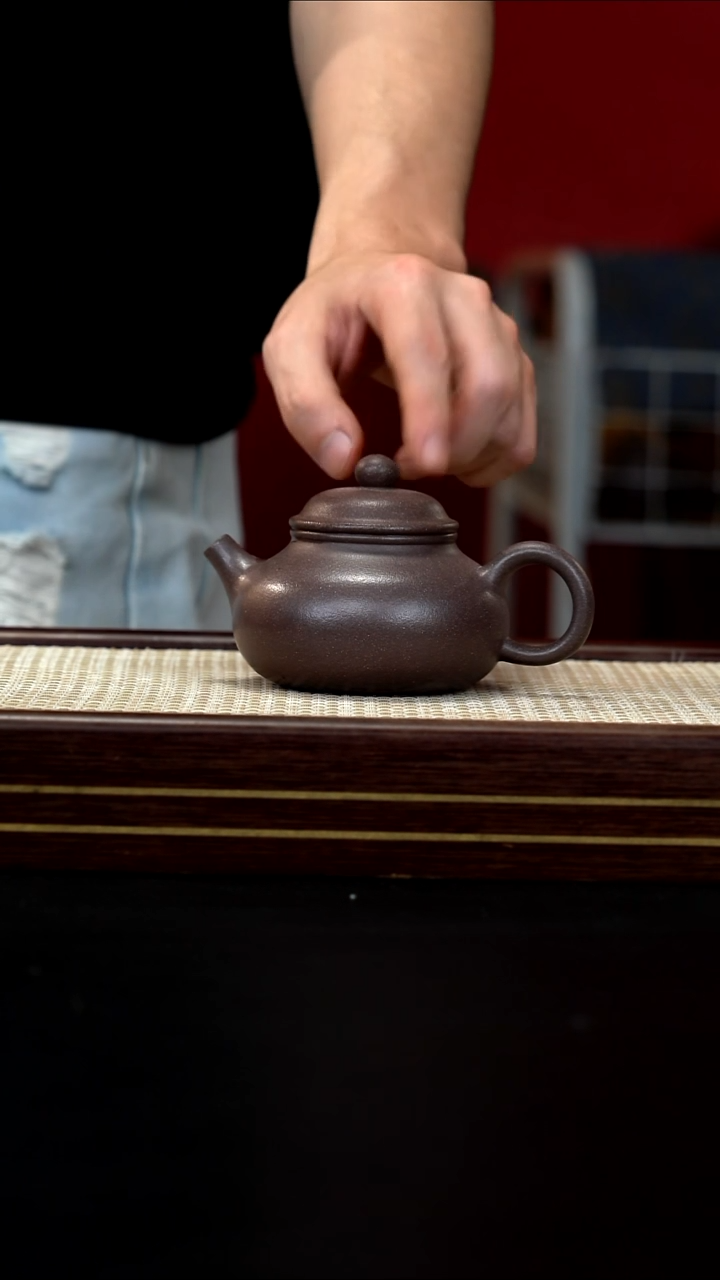 茶壶紫砂JF粗砂桃花泥 容天