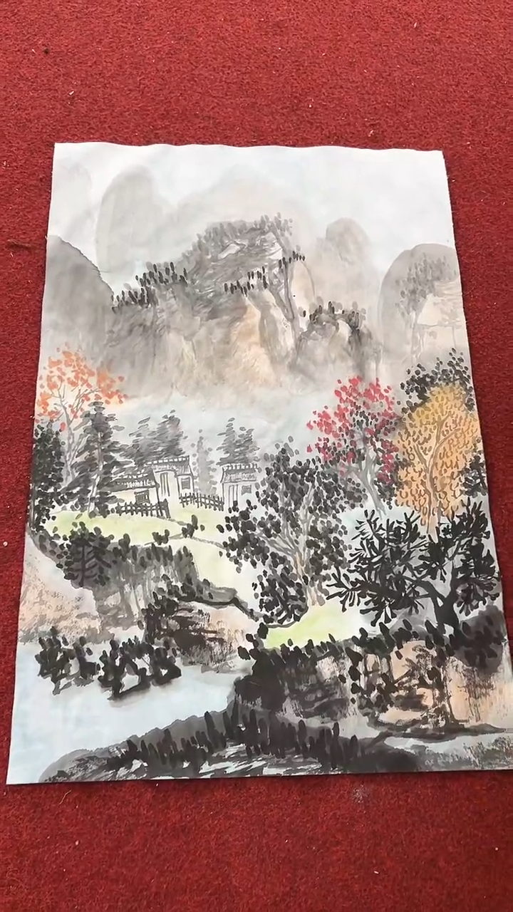 国画卢少波/国画/山水