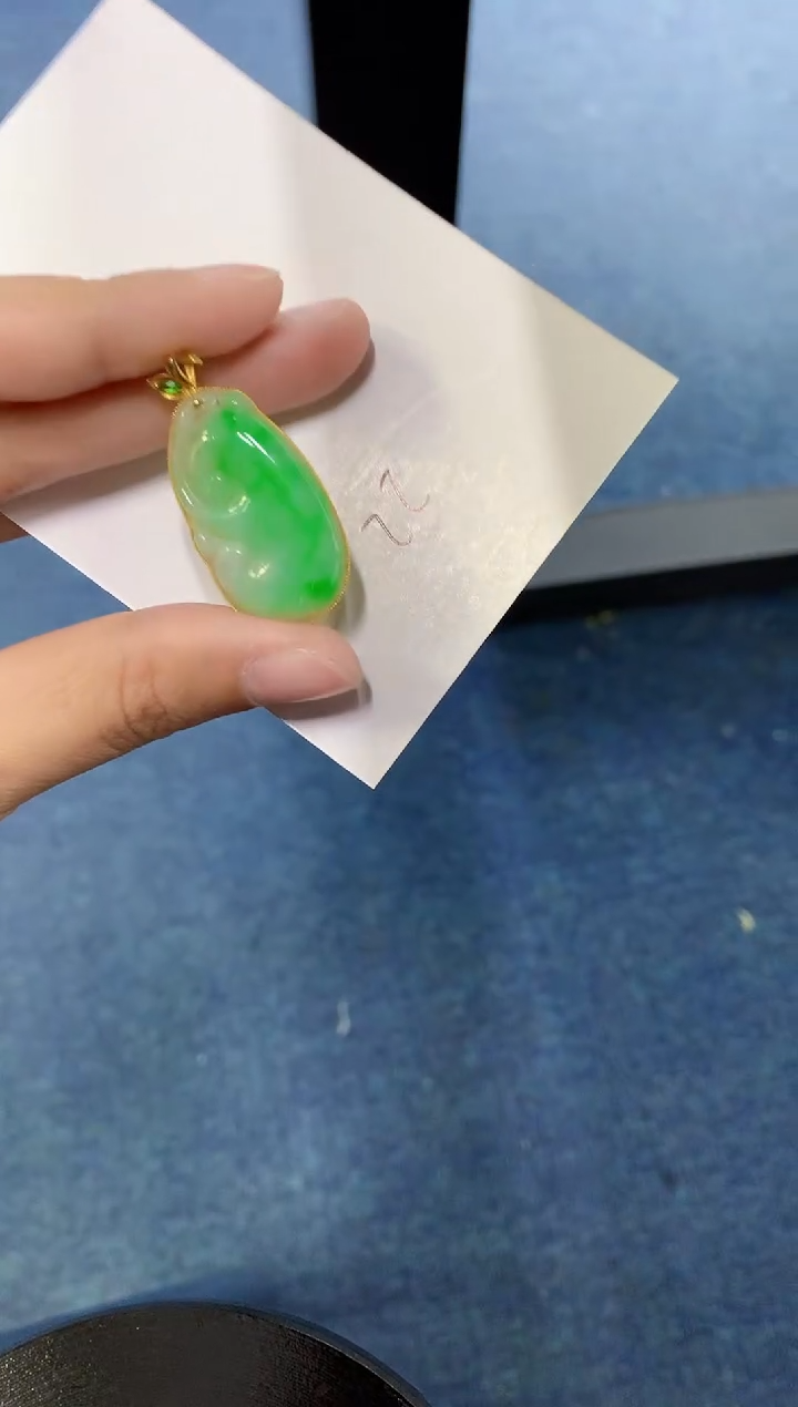 【闪购商品】翡翠颈饰18K金镶嵌000000000