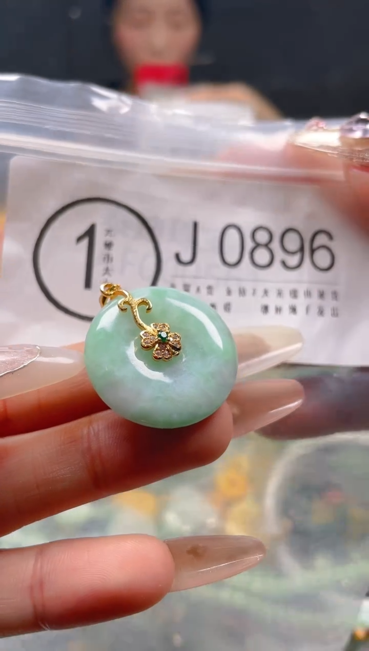 【闪购商品】翡翠颈饰未镶嵌/J/翡翠A货一图一物