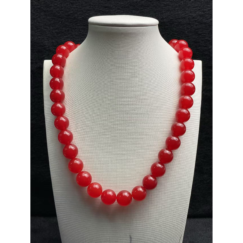 L13透红14m项链女款主播推荐奇石