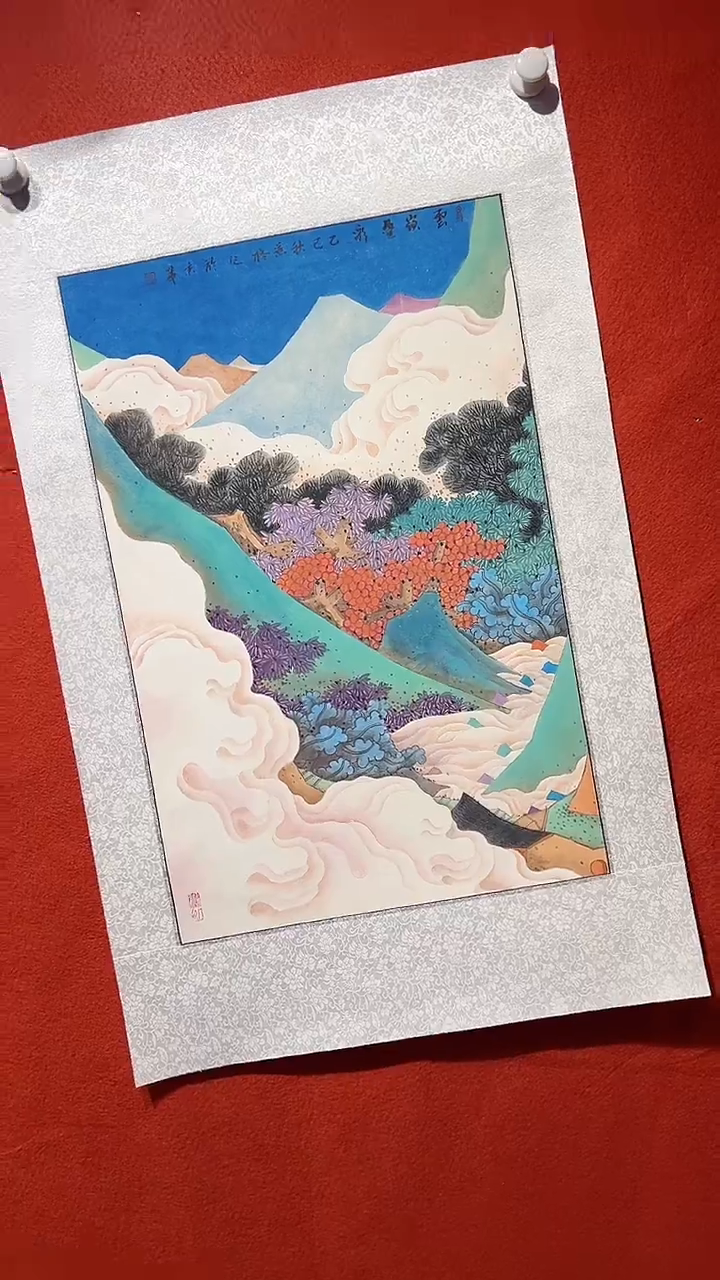 国画秦燕格国画手绘作品Y24