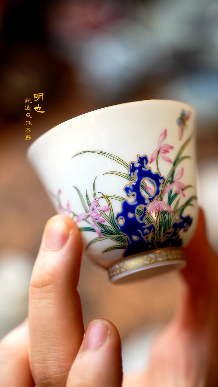 【闪购商品】1明也茶器/ 十二花神杯子一个
