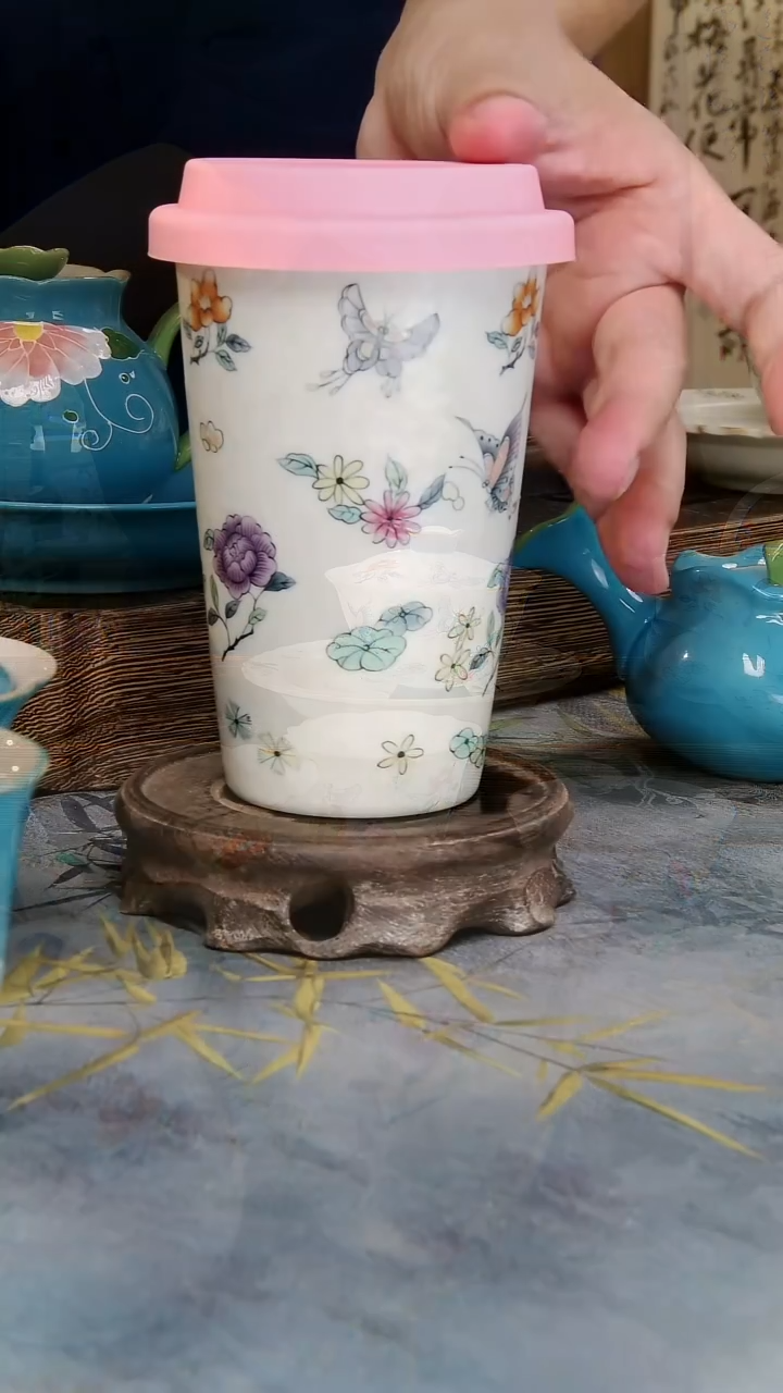 亘古茶具分享@蝶恋花可乐杯