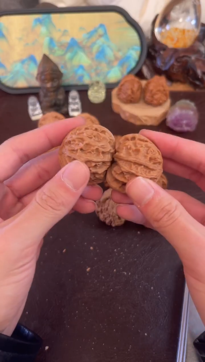 把件文玩核桃39+苹果园