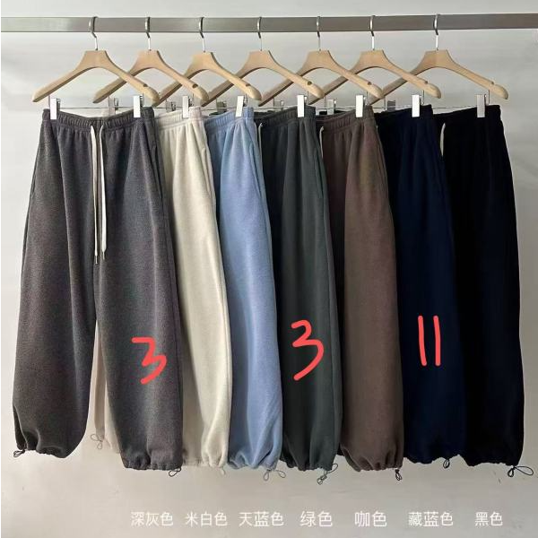 【慧姐韩国正品】25冬新款P绒布面料加绒卫裤17654682/N0退N0换