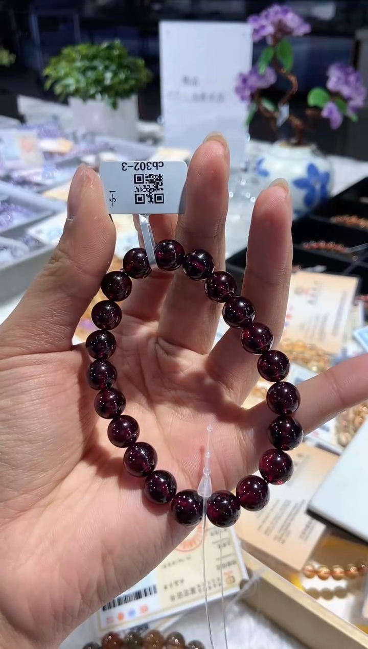 【闪购商品】石榴石手串未镶嵌手串