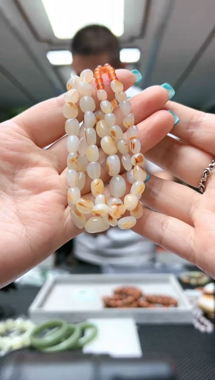 和田玉未镶嵌挂件链/多样性发货其中发一