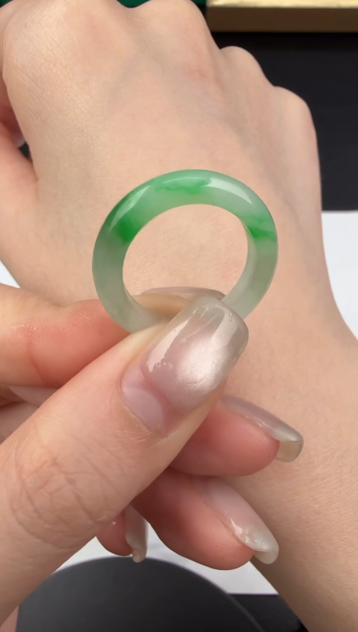 未镶嵌定制翡翠翡翠饰品-129 毛货戒指