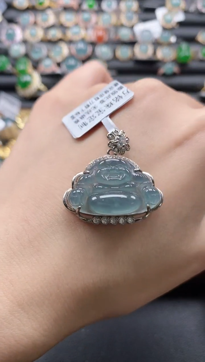 【闪购商品】翡翠戒指银S925镶嵌51511