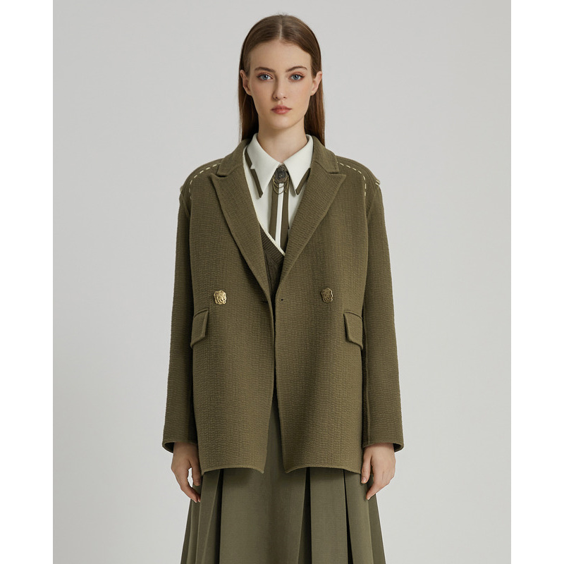 【丽公主专属】莱芙艾迪儿中长大衣（女式大衣）1E4D14128