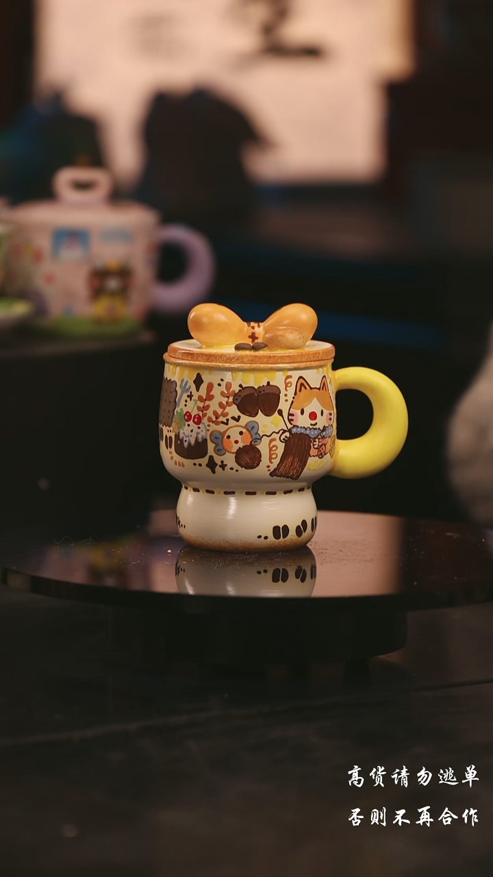 陶瓷景德镇可爱设计师款陶瓷 