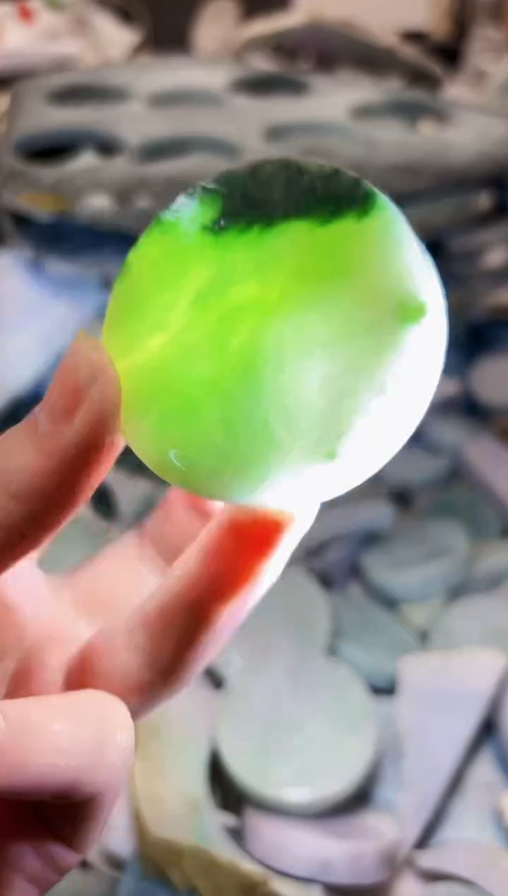 【闪购商品】翡翠颈饰未镶嵌A货白文2027