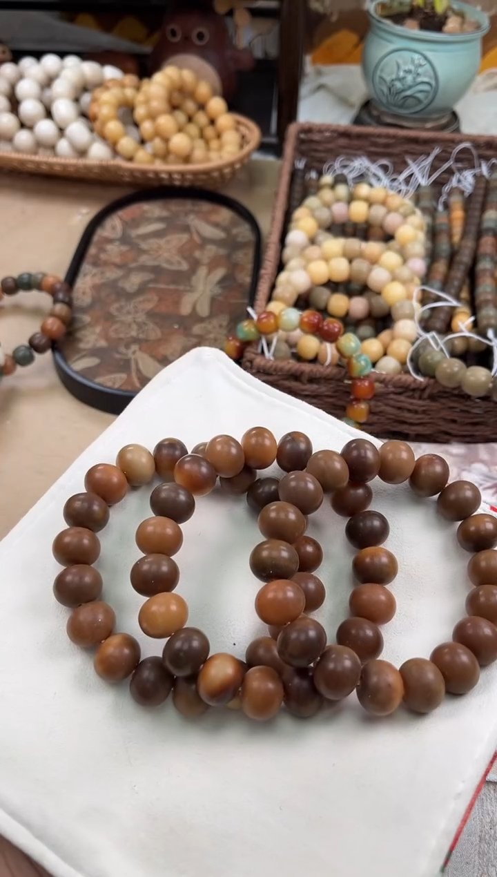 手串菩提根/象牙果a482卡16 干磨瑕疵