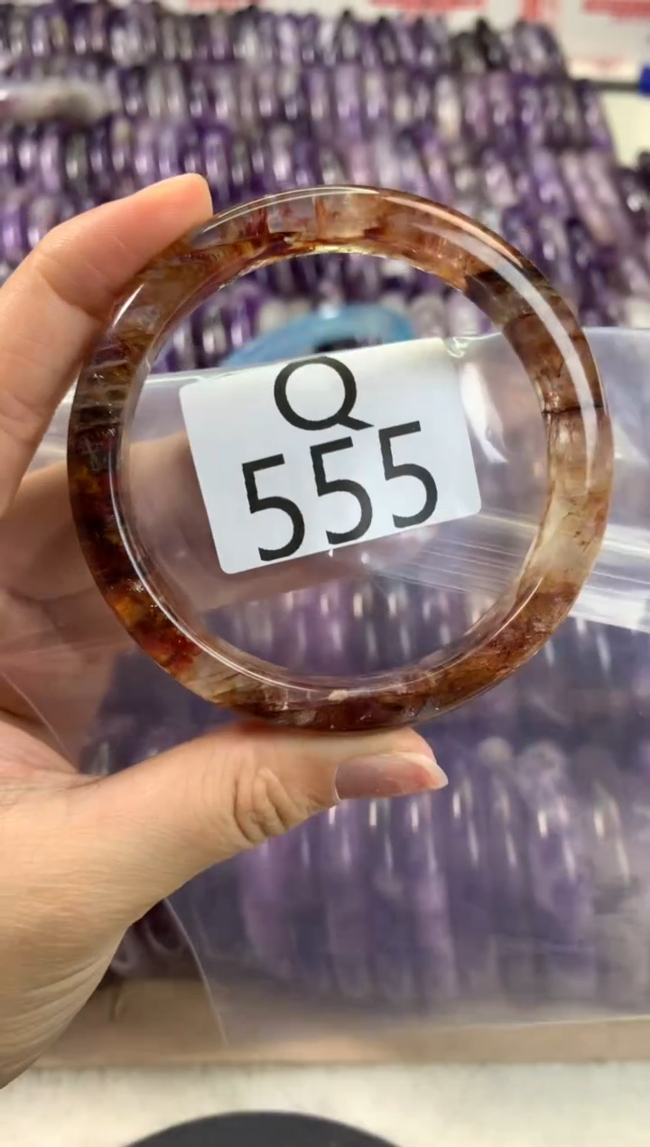 【闪购商品】水晶水晶手镯Q未镶嵌555-60