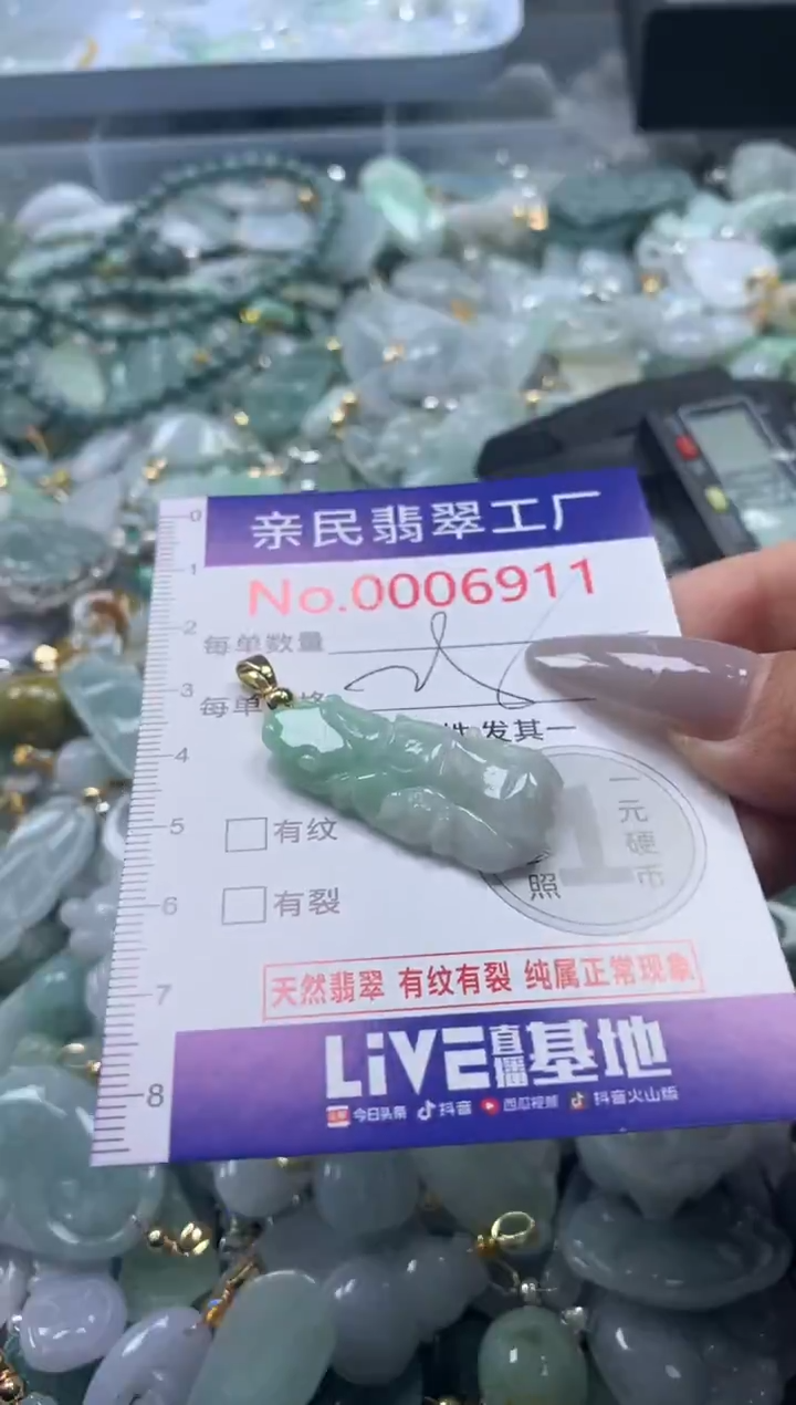 颈饰未镶嵌翡翠6911