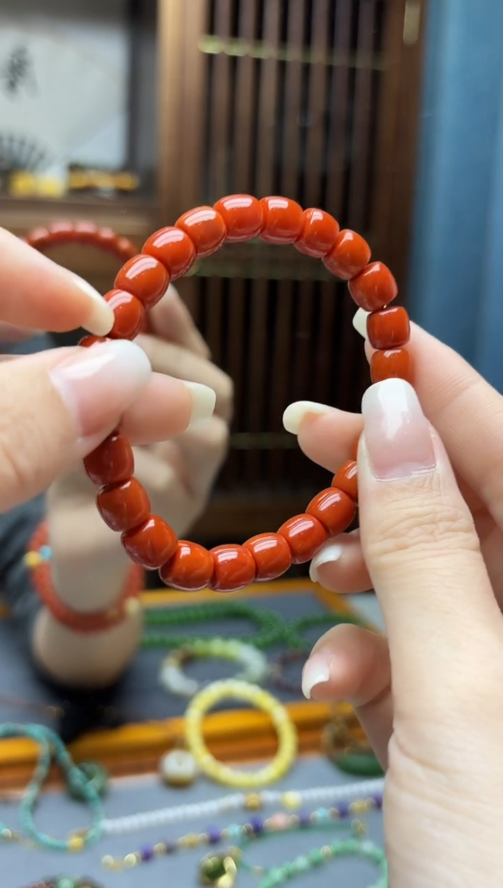 未镶嵌南红玛瑙挂件南红直切手串JYD