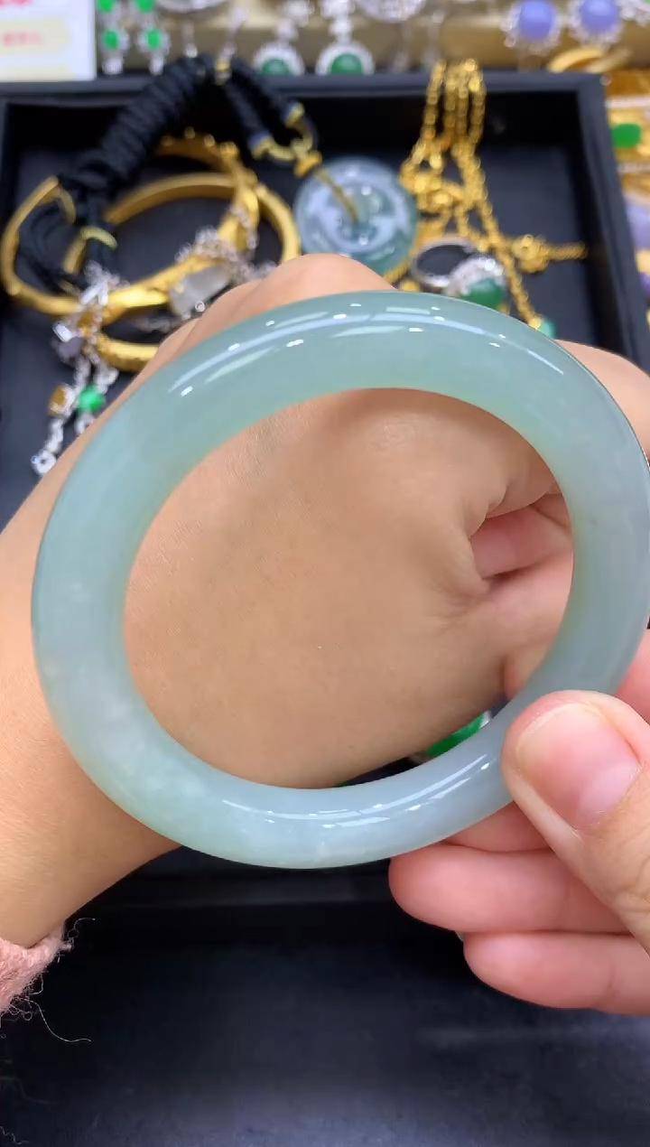 未镶嵌手镯翡翠643-中国好珍宝