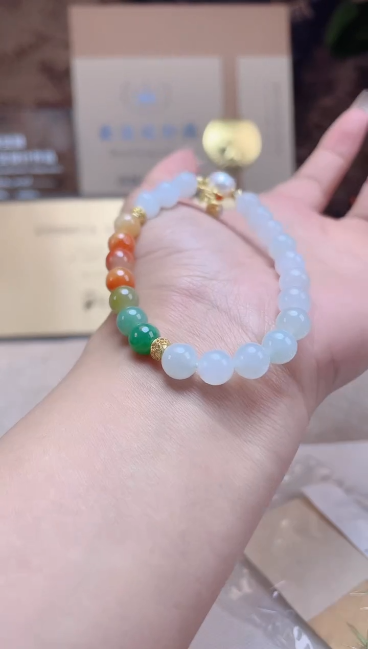 手串翡翠未镶嵌珠串