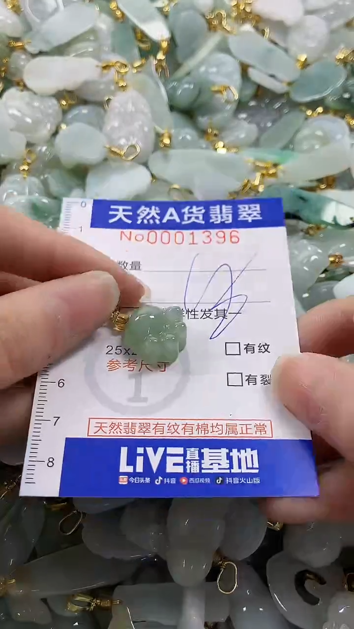 颈饰未镶嵌翡翠纯天然货翡翠