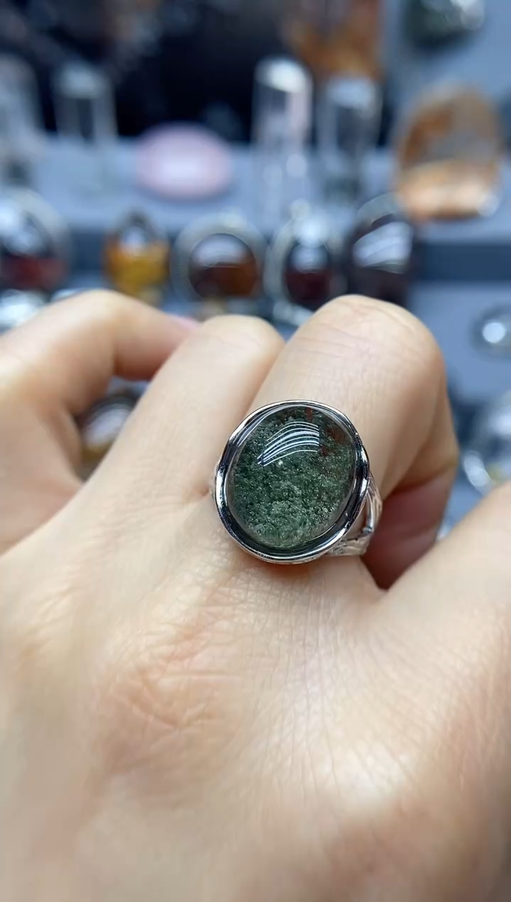 【闪购商品】水晶戒指银S925镶嵌水晶水晶