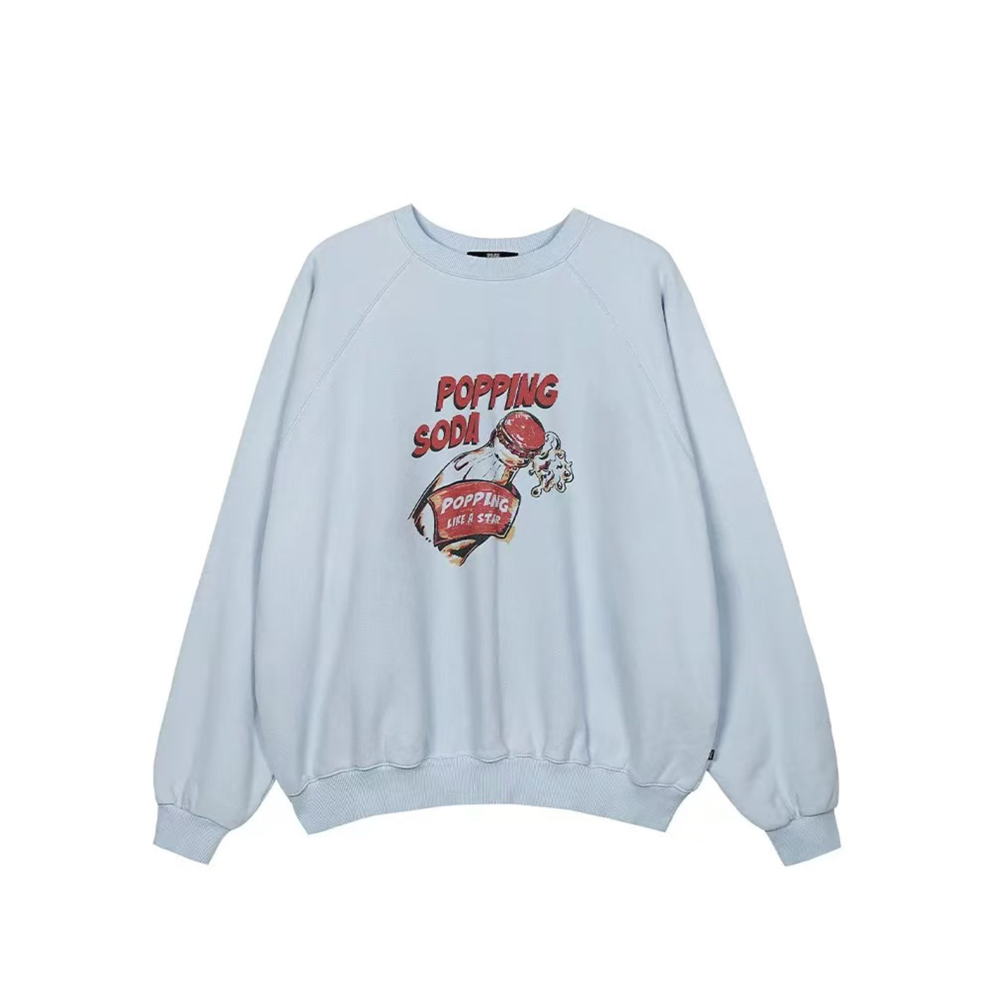 SP新款 趣味可乐印花宽松显瘦加绒卫衣 2501020