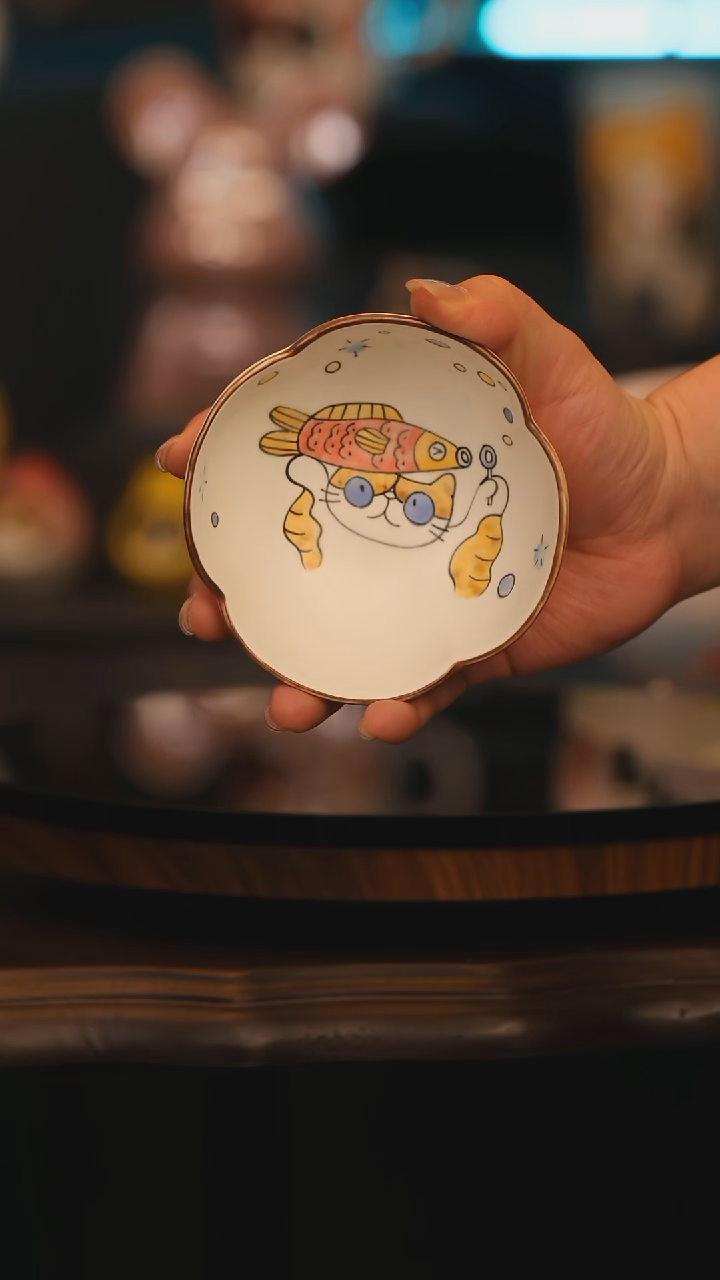 【闪购商品】摆件景德镇釉下彩绘设计师款陶瓷