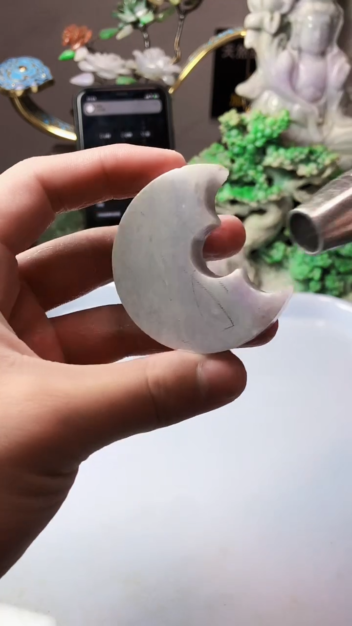 翡翠未镶嵌颈饰1***九天然A货翡翠