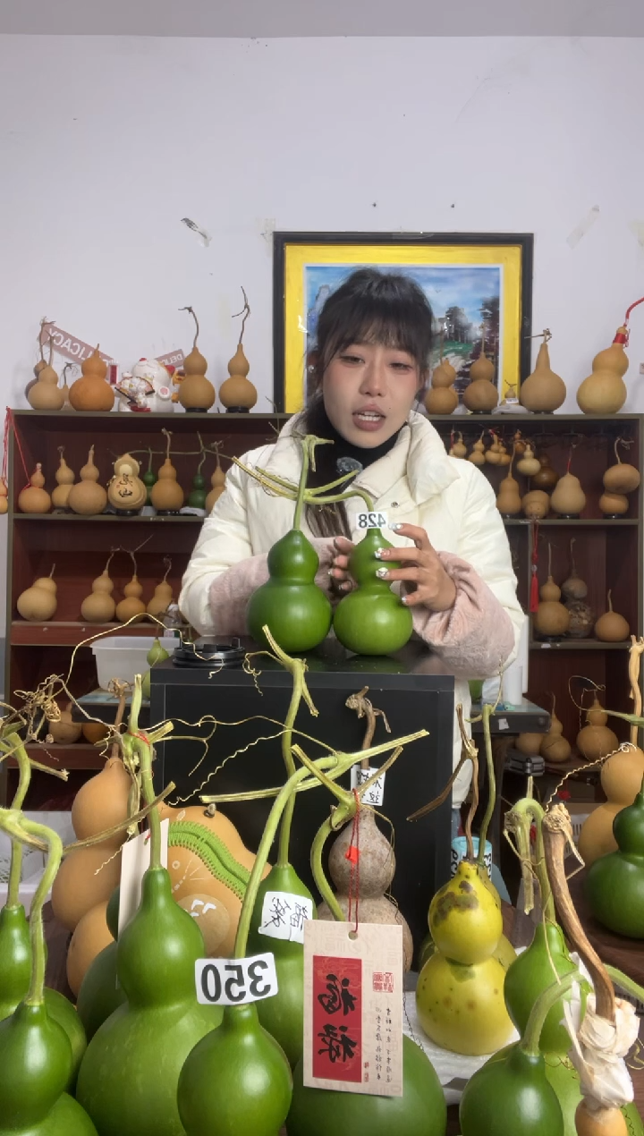 來*盎428天然葫芦摆件 一物一拍龙头不保售后两个