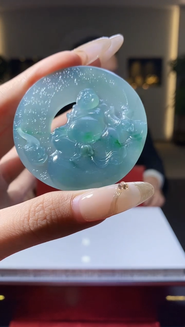 【闪购商品】定制翡翠未镶嵌Q-@@PDZC011378多样性发一