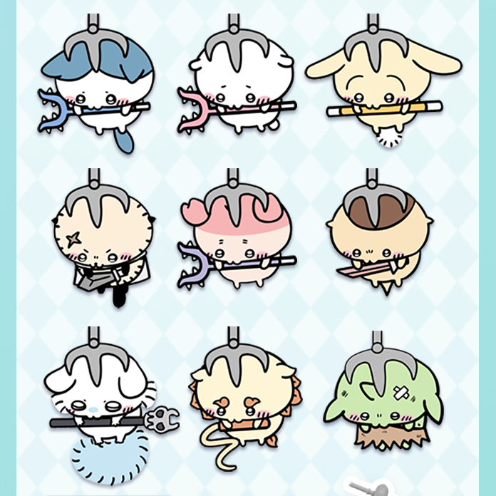 【双倍平拆】JUMAN《Chiikawa吉伊卡哇》不织布挂件吱吱叫盲盒二创