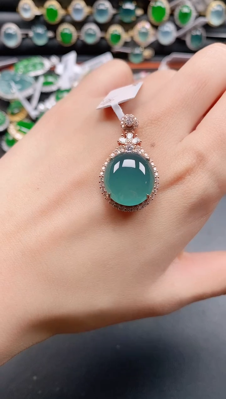 银S925镶嵌戒指翡翠1111