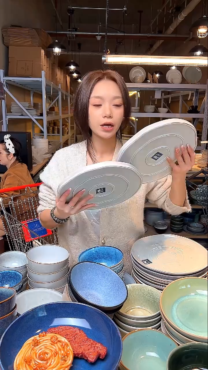 瓷111【瑕疵】外贸尾货窑变釉下彩