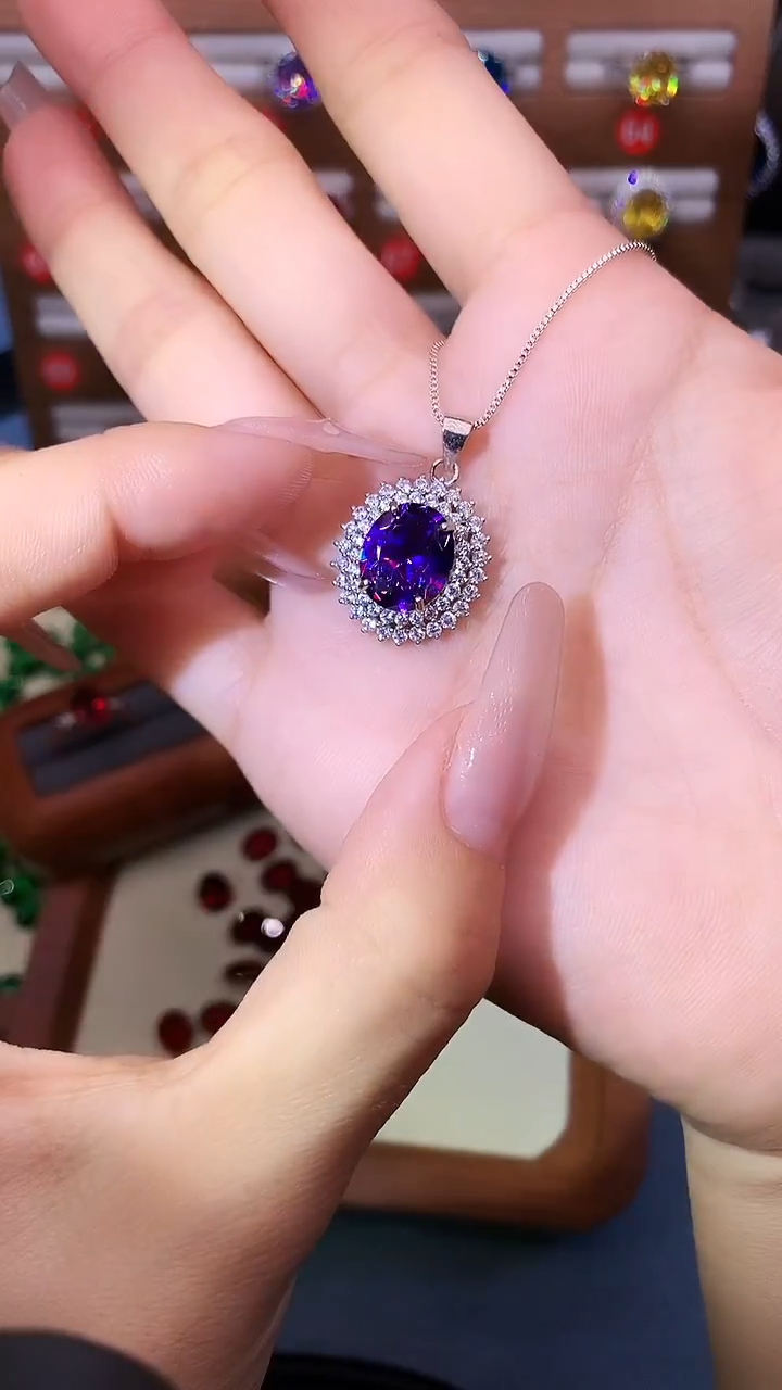 无925银大克拉重工精切高品质吊坠