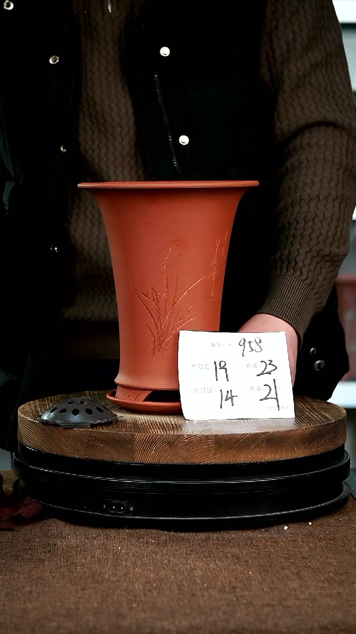 【闪购商品】紫砂花盆958+z宜兴紫砂花盆