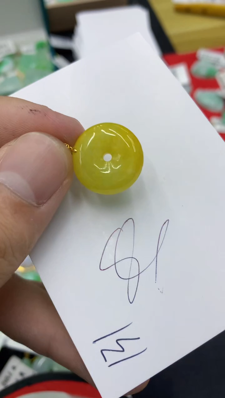 【闪购商品】翡翠颈饰18K金镶嵌号链接1111111111