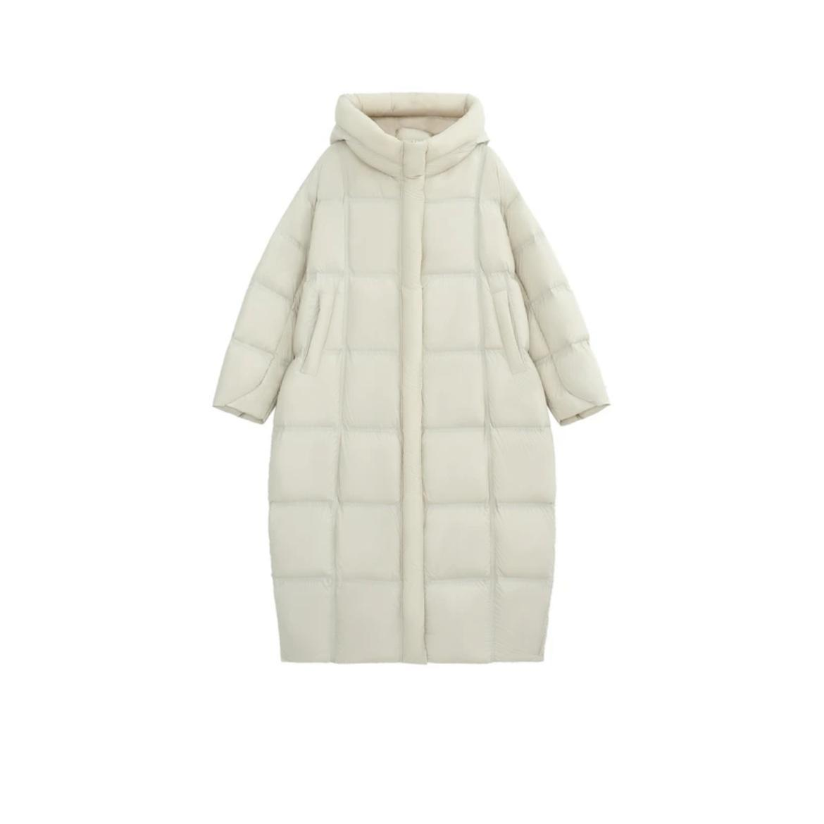 韩版慵懒风冬季雪夜氛围感简约百搭气质休闲羽绒服