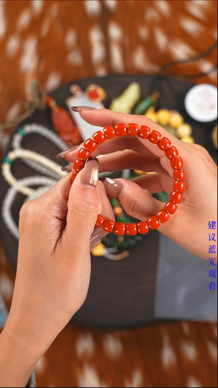 未镶嵌手串南红玛瑙世**态格律诗严选珠宝