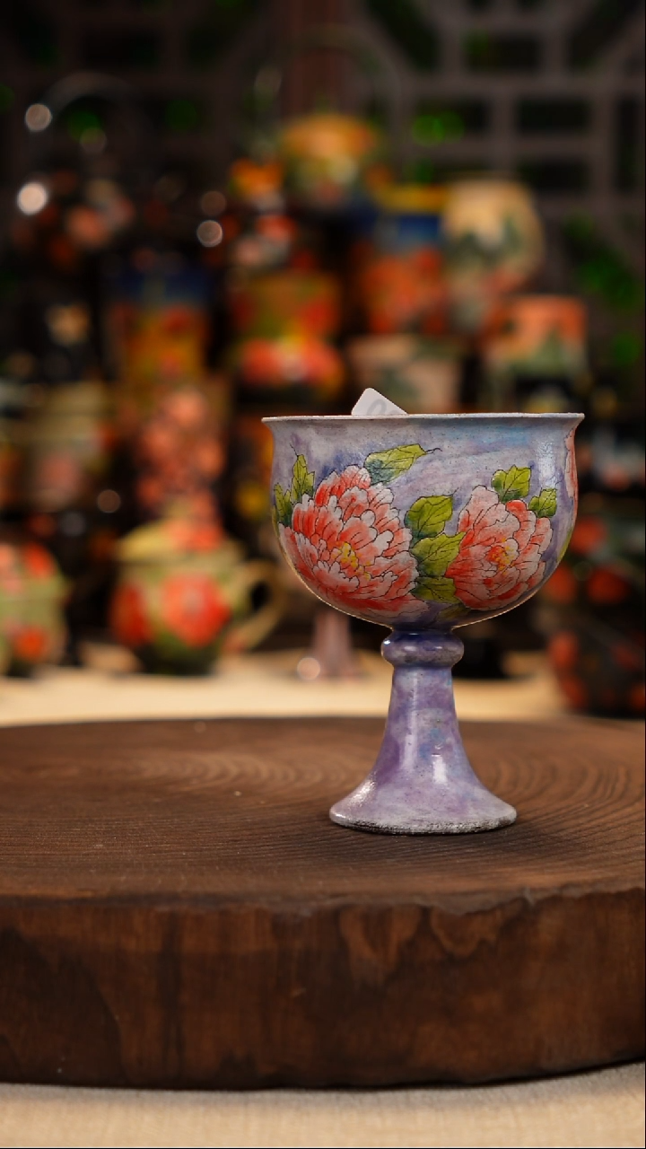  油画  釉下彩 杯子