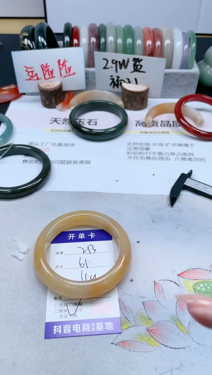 【闪购商品】石英质玉手镯未镶嵌213/61