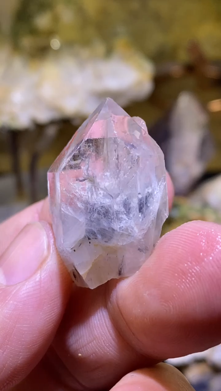 未镶嵌珠宝半成品水晶95号四川超七花园水晶