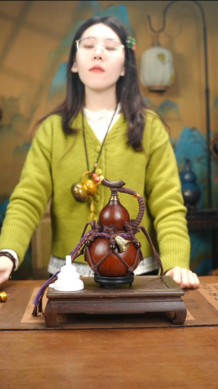 XJ036网兜款大漆酒葫芦（现货现发）