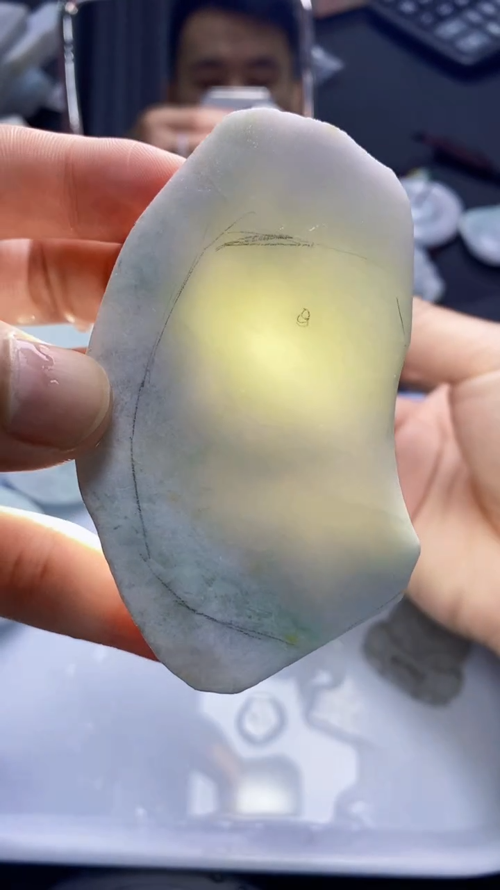 裸石翡翠天然缅甸A货【海】005