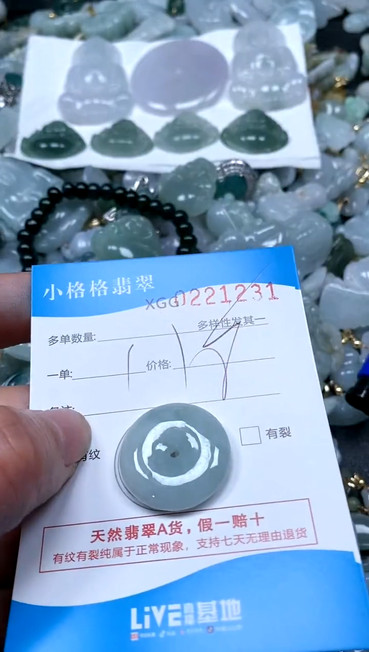 【闪购商品】翡翠颈饰未镶嵌闪购商品0221231