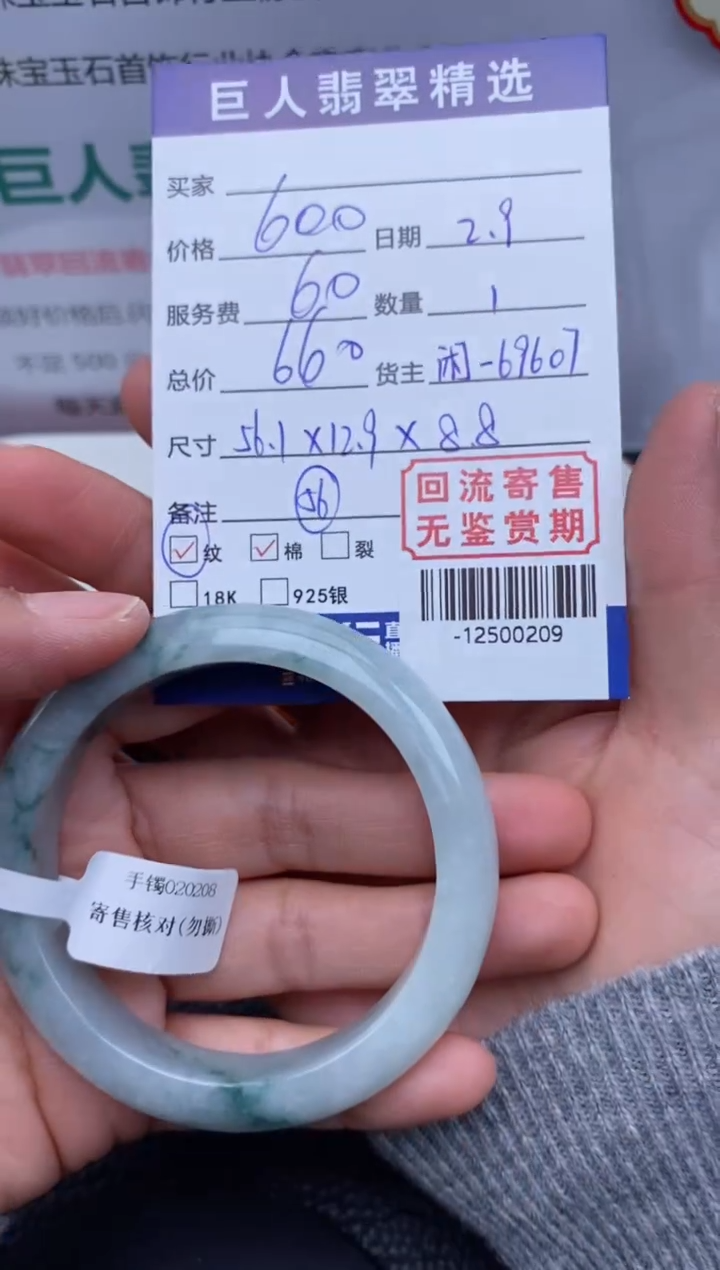【闪购商品】翡翠颈饰未镶嵌手镯多人-12500209