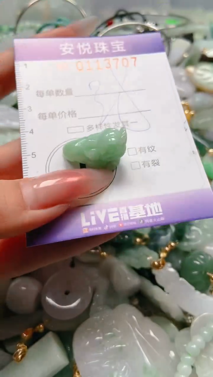 【闪购商品】翡翠颈饰未镶嵌闪购0113707