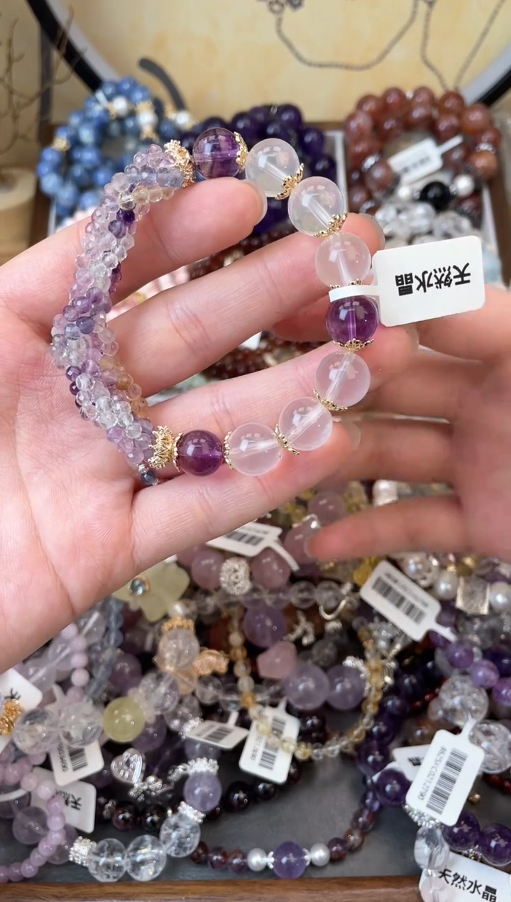 【闪购商品】萤石手链未镶嵌164手串